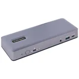 Startech StarTech.com USB-C Docking Station - Google Chromebook Dockingstation - 3x 4K30/Dual 4K60 Monitore - USB Hub 3.0, Power Delivery 3.0, GbE, Audio, K-Slots - Works With Chromebook WWCB (DK31C3MNCRUE)