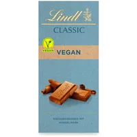 Lindt Schokolade PUR Vegan | 100 g Tafel | Vegane Geschmackskomposition mit Kakao und mildem Mandelmark | Vegan | Schokoladentafel | Schokoladengeschenk