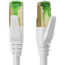 KabelDirekt – Cat-7-Netzwerkkabel – 15m – 10 Gigabit, RJ45, Weiß