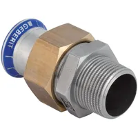 Geberit Mapress Edelstahl Übergangsverschr. mit AG d22-R1/2
