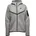 Tech Fleece 2 Kapuzenjacke Grau/Schwarz M