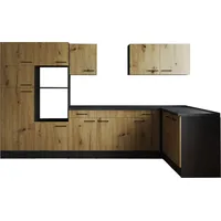 Respekta Winkelküche 340 x 172 cm grau