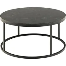 Actona Spiro Schwarz Marmor 80 x 40 cm