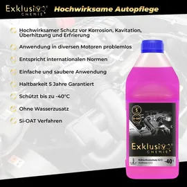 Exklusiv Chemie G13 Kühlerfrostschutz Violett 1 l