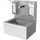 KWC AR Hygienewaschplatz, elek., Edelstahl, AP, Thermostat, 550x650x425 mm, 230 VAC