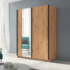 home collective Schwebetürenschrank 180 x 198,5 x 62 cm Beige