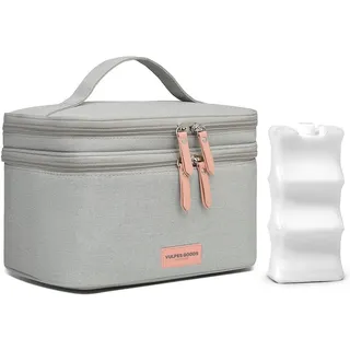 Luxuriöse Kühltasche für Muttermilch ink. Kühlakku  Kühltasche für Muttermilch     | Babyzubehör | Farbe: Uni Anzahl: 1 Stück one size  | Vulpes Goods