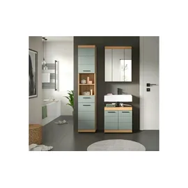 Möbel Kraft Badmöbel-Set SCHLOONSEE 3-tlg. Grün