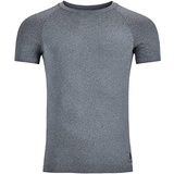 Crew Eco Kurzarm-baselayer Grey Melange XL