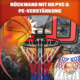 Kesser Basketballkorb 160-210 cm Rot