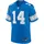 Nike Footballtrikot NIKE "Nike Trikot Detroit Lions NFL Home Game Jersey St. Brown 14", Damen, Gr. L, blau (mehrfarbig), 100% Polyester, Trikots