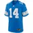 Nike Footballtrikot NIKE "Nike Trikot Detroit Lions NFL Home Game Jersey St. Brown 14", Damen, Gr. L, blau (mehrfarbig), 100% Polyester, Trikots
