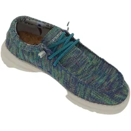 Fusion Mokassins Schnürschuhe in Blau Größe 39 EU