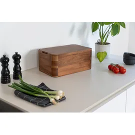 Continenta Brotkasten CONTINENTA "Brotbox aus Akazienholz", natur, B:23cm H:16cm, Lebensmittelaufbewahrungsbehälter, Brotkasten