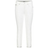 MAC Rich Slim Chic Jeans in weiß mit Zippern-D34 / L28