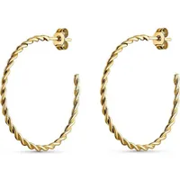 GUIA Paar Creolen GUIA Damen-Creolen 585er Gelbgold (Paar) gelb|goldfarben