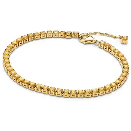 Pandora Tennisarmband Damen Goldfarben 561469C03 Größe 18 cm