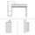 ML-Design Schreibtisch Regal, 110x72x40 cm, Holz, 2-in-1 System, für Zuh... - Grau