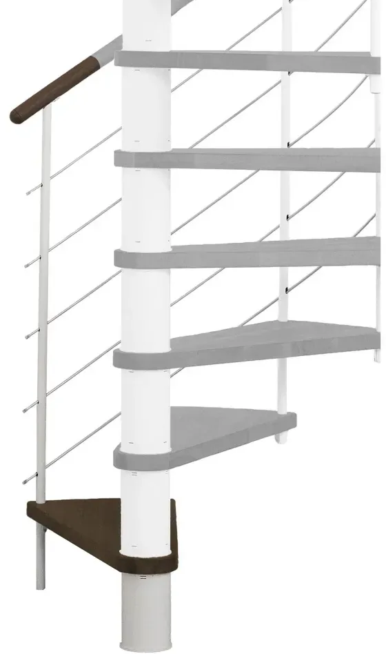 Minka Höhenerweiterung für Venezia, 356 cm, 160 cm,Buche,Walnuss gebeizt & lackiert,Weiß