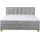 Home Affaire Boxspringbett HOME AFFAIRE "Moulay", grau, B:214cm L:211cm, Komplettbetten, Boxspringbett, inkl. Topper, in 3 Härtegraden, TFK auch in Härtegrad 4