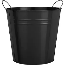 Mica decorations Joey Topf Eisen Ø 27 x 25 cm schwarz