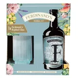 Ferdinand's Saar Dry Gin 44% vol. 0,5L mit gratis Highball Glass 0,375L