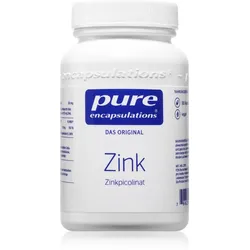 Pure Encapsulations Zink Zinkpicolinat Kapseln zur Unterstützung des Immunsystems, schöner Haut und Nägel 180 KAP