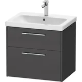 Duravit D-Code Waschtischunterschrank 2, Auszüge, DC4671010490000,