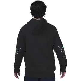 Fox Hoodie Schwarz/Grün L