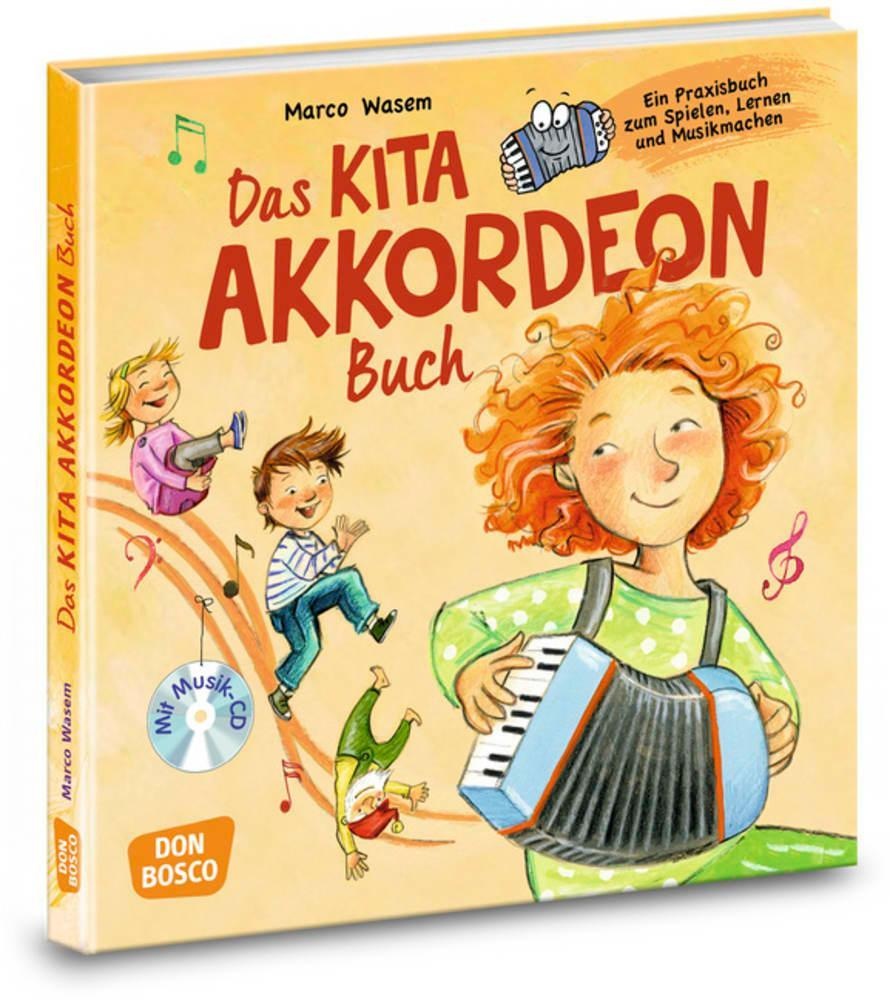 Das Kita-Akkordeon-Buch  M. Audio-Cd  M. 1 Beilage - Marco Wasem  Kartoniert (TB)