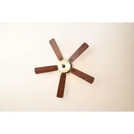 Westinghouse Everett 132 cm Deckenventilator nickel/espresso/apfelholz mit Licht