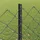 vidaXL Zaun mit Pfosten 1,2 x 25 m Grau/Stahl