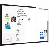 ALLboards Whiteboard 90 x 60 cm Schwarz