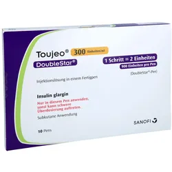 TOUJEO 300 E/ml DoubleStar Inj.-Lsg.i.e.Fertigpen 10X3 ml