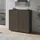 Home Affaire Highboard Vega 120 x 126 x 43 cm Schwarz / Grau