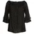 LASCANA Carmenbluse schwarz-weiß 40