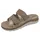 ROHDE Damen Pantolette mit Blumendruck und Lederdecksohle Baviera 1302, Größe:40 EU,