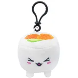 Joy Toy Plushi Plüschfigur mit Schlüsselanhänger Uramaki Sushi mit Lachs 7 cm