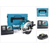 Makita DSS 610 RY1J Akku Handkreissäge 18 V 165 mm + 1x Akku 1,5 Ah + Ladegerät + Makpac