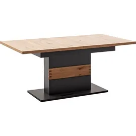 MCA Furniture MCA Cesena Tisch mit Säule 180x100(280) cm Holzwerkstoff/Schwarzgrau