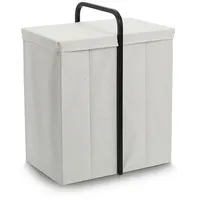Zeller Wäschesammler 51,5 x 65 cm Beige Creme