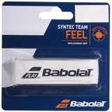 Babolat Syntec Team 1er Pack-Weiß Overgrip, One Size