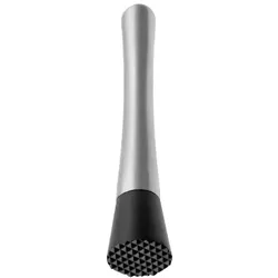 Barprofessional Bar Professional Muddler 26,5 cm Kunststoff-Edelstahl Schwarz Silber