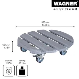 Wagner Creo Pflanzenroller Ø 38 cm
