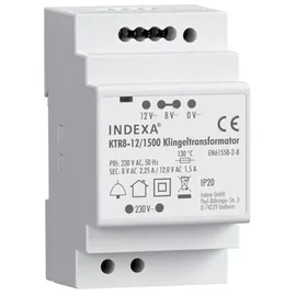 Pentatech 32126 Klingeltransformator 8 V/AC, 12 V/AC