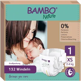 Bambo Nature Gr. 1 2-4 kg) Papier Verpackung,