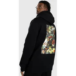 Poetic Collective Flower Hoodie black Gr. M