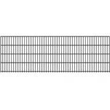 FA-Bausysteme Doppelstabmattenzaun 6/5/6 250 x 83 cm Anthrazit