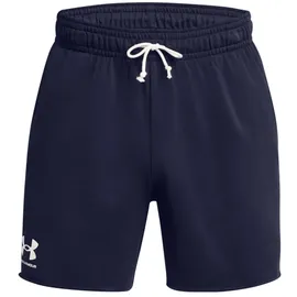 Under Armour Rival Terry Freizeitshorts Herren 410 midnight navy/onyx white M