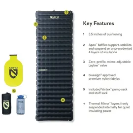 Nemo Tensor Extreme Conditions black / birch bud / citron Long Wide